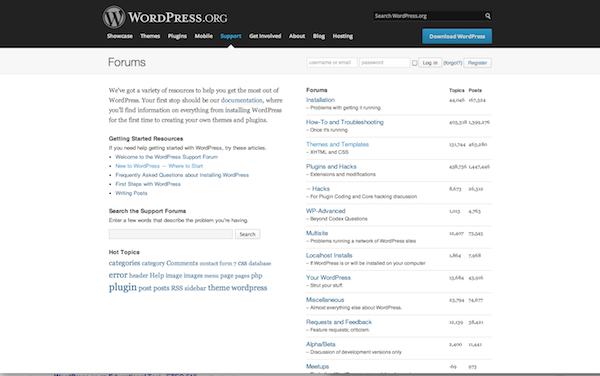wordpress forum, blogsitestudio.com