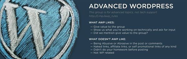 Advanced wordpress facebook group