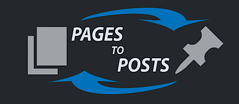 pages to posts